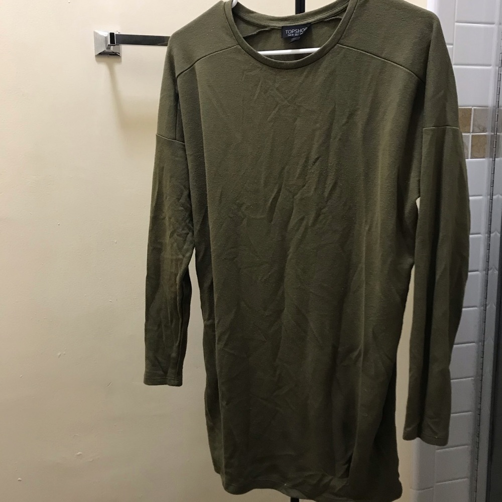 Topshop Green Tunic